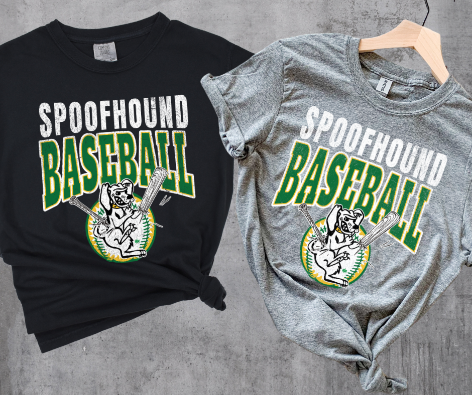 DTF TRANSFER ONLY - Spoofhounds Baseball Broken Bat
