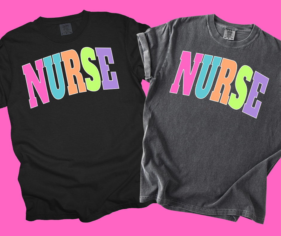 DTF TRANSFER ONLY -NURSE Varsity Letters