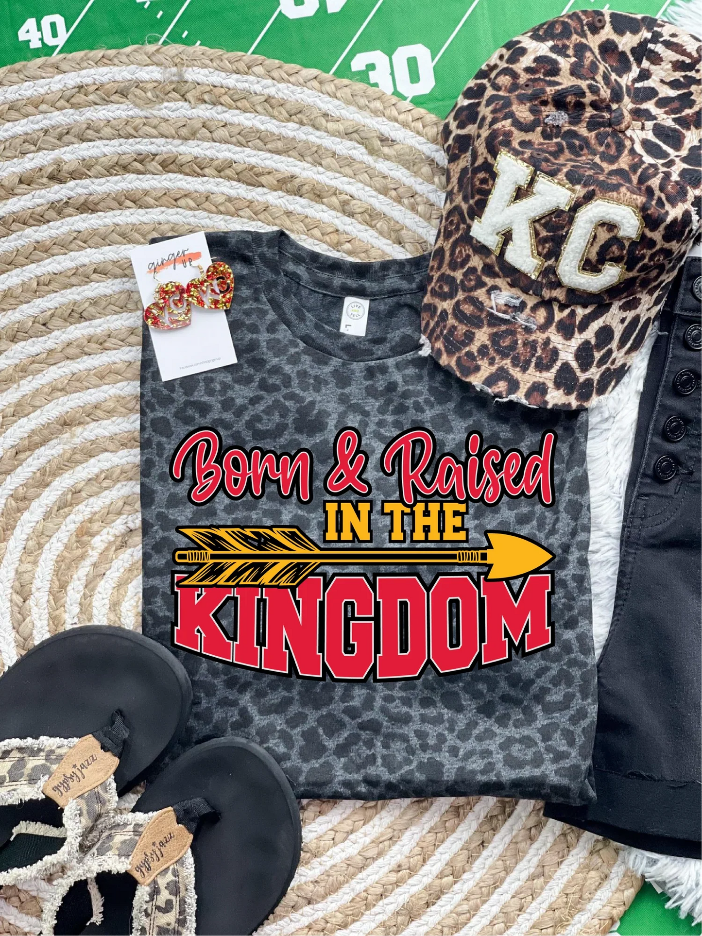 DTF TRANSFER ONLY - Born & Raised in the Kingdom