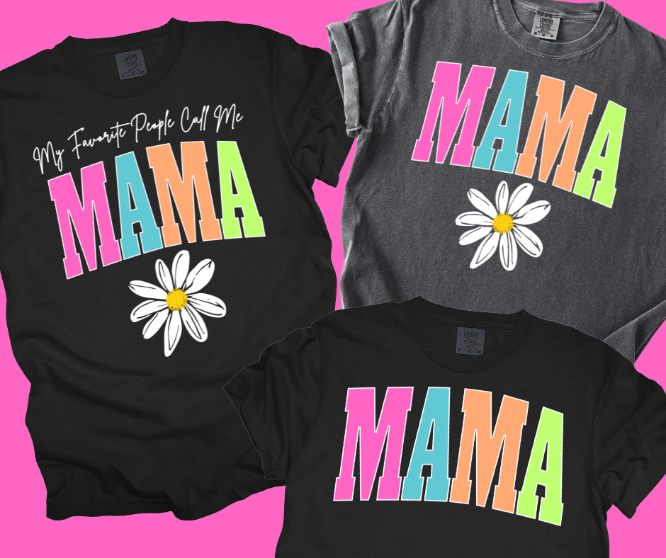 DTF TRANSFER ONLY -MAMA Varsity Letters