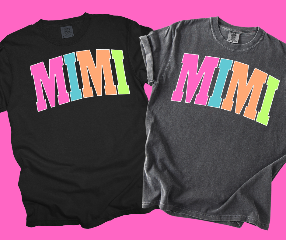 DTF TRANSFER ONLY -MIMI Varsity Letters