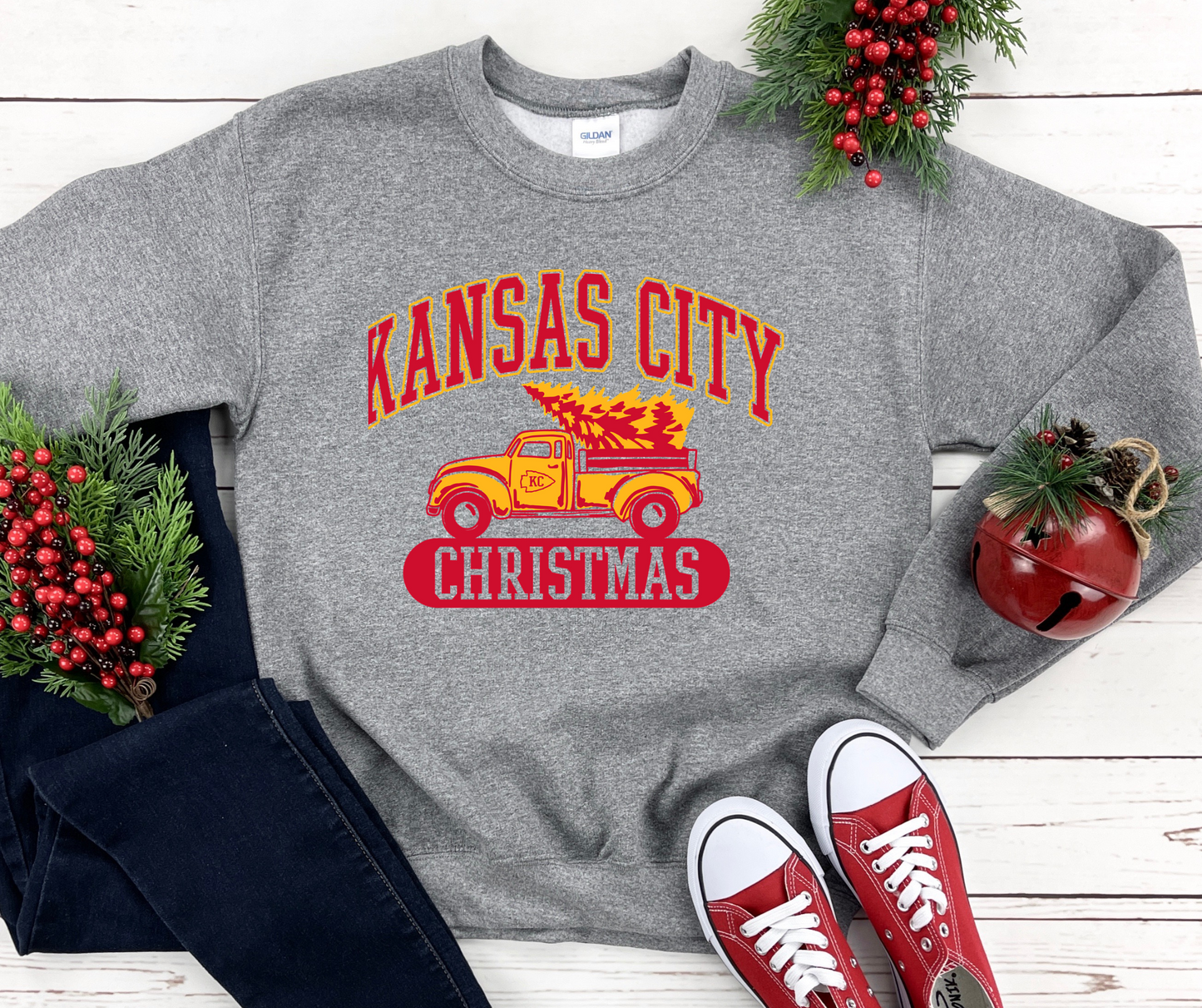 DTF TRANSFER ONLY - Kansas City Christmas Truck