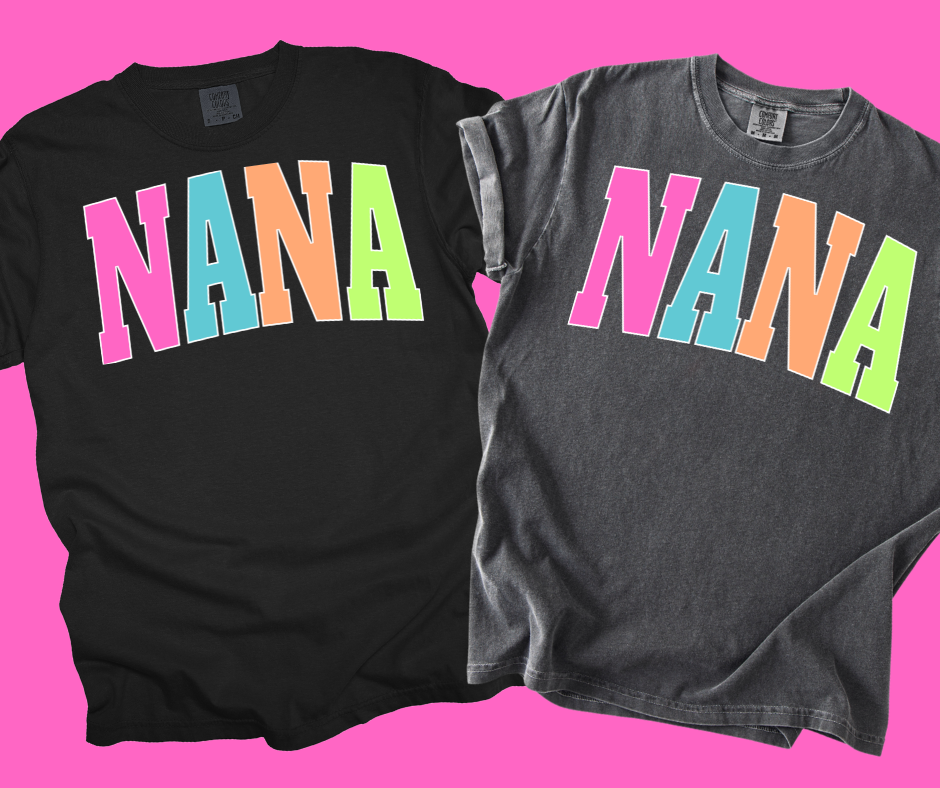 DTF TRANSFER ONLY -NANA Varsity Letters
