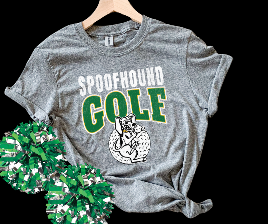 DTF TRANSFER ONLY - Distressed Spoofhound Golf