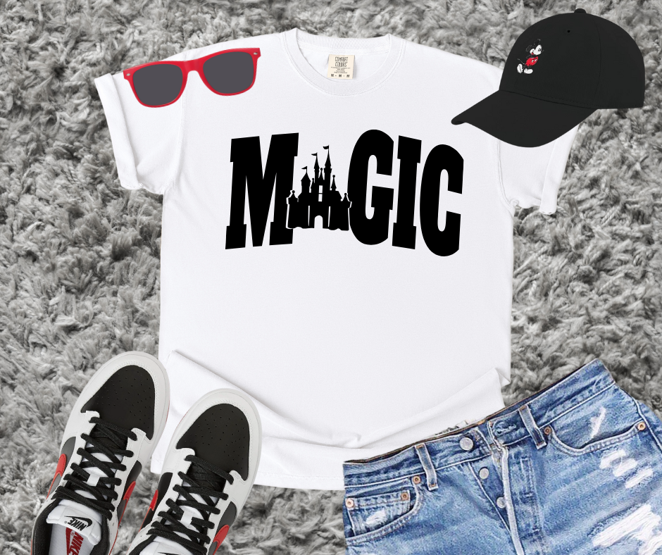 DTF TRANSFER ONLY - Black Magic Castle