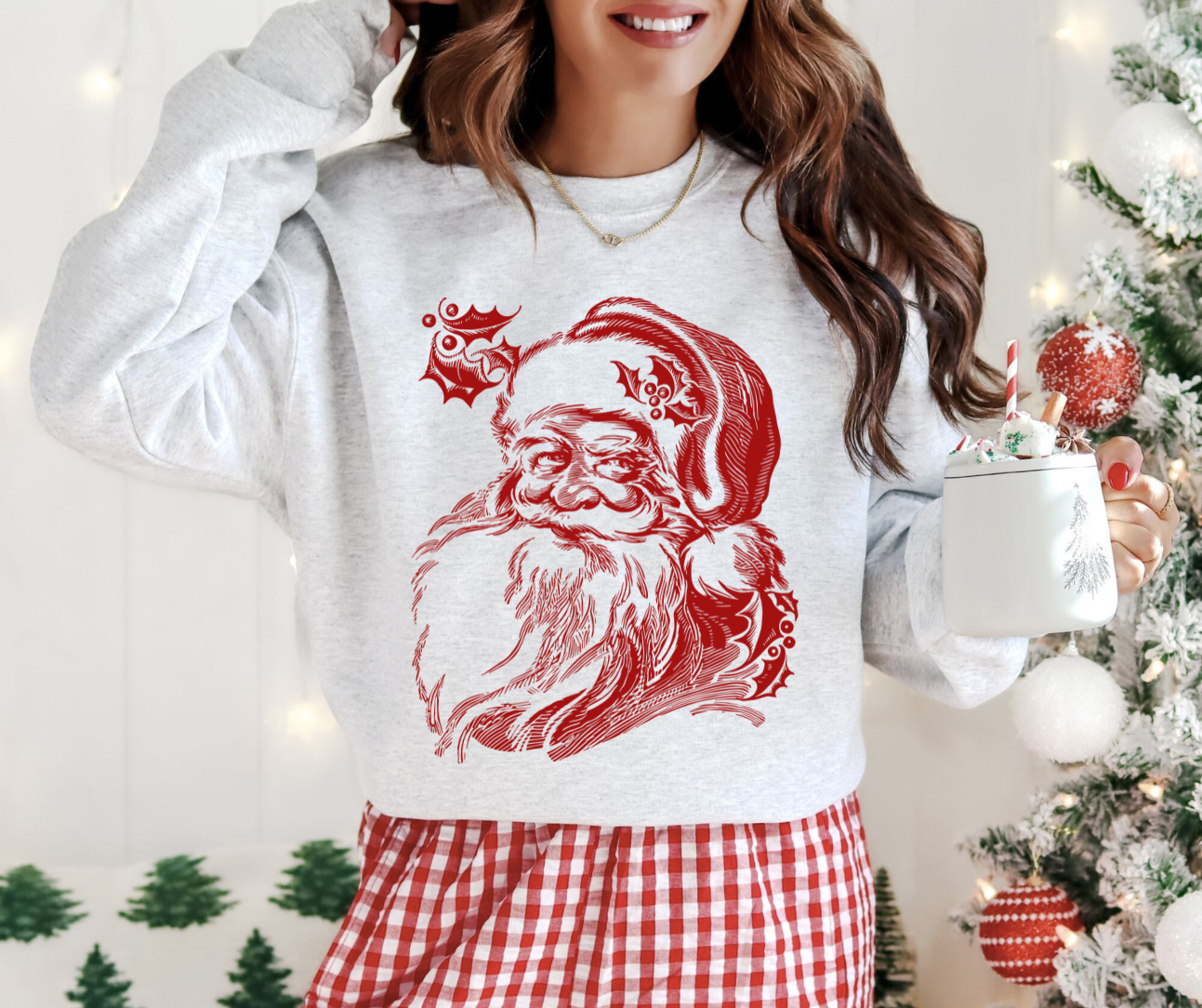 DTF TRANSFER ONLY - VIRAL Classic Santa