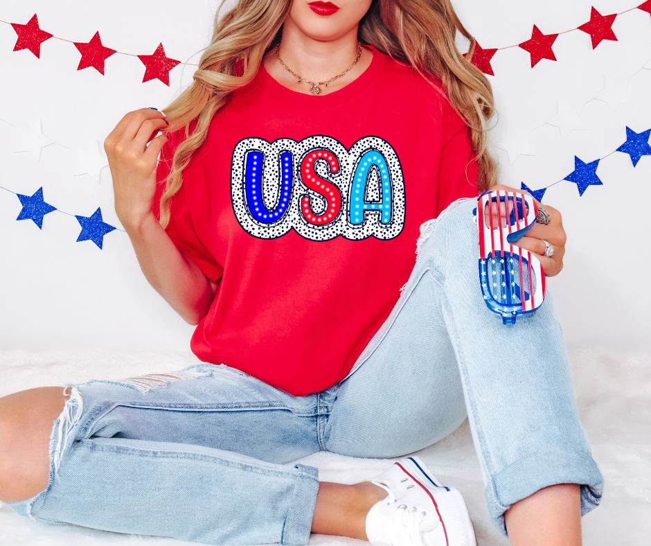 DTF TRANSFER ONLY -USA Dalmatian