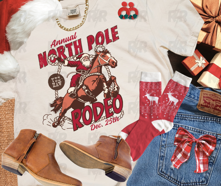 DTF TRANSFER ONLY - Annual North Pole Rodeo