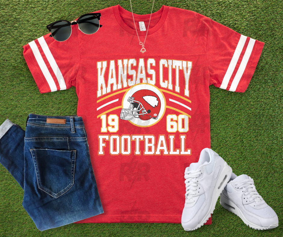 DTF TRANSFER ONLY - Retro Kansas City Football 1960 Helmet