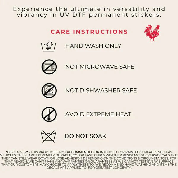 UVDTF TRANSFER ONLY  - Kansas City Sticker Pack 1 - PREMADE