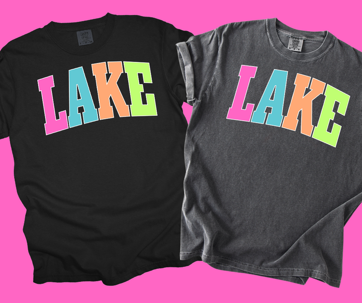 DTF TRANSFER ONLY -LAKE Varsity Letters