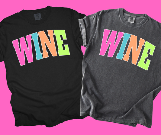 DTF TRANSFER ONLY -WINE Varsity Letters