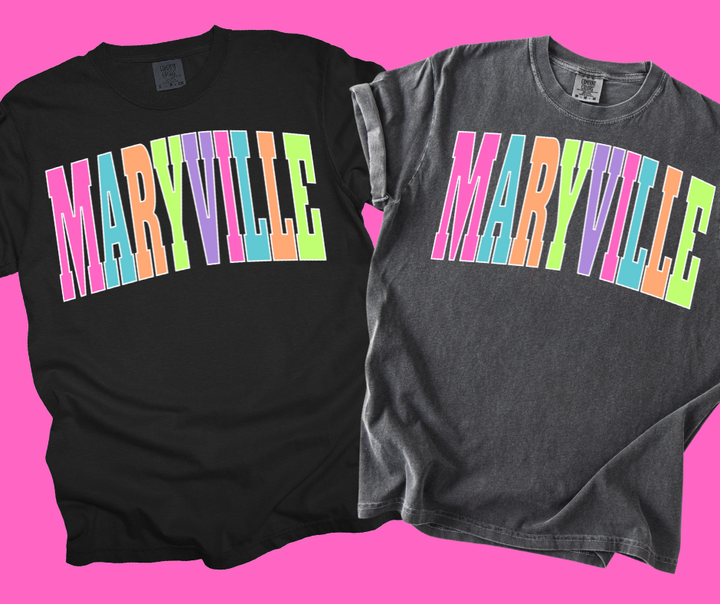 DTF TRANSFER ONLY -MARYVILLE Varsity Letters