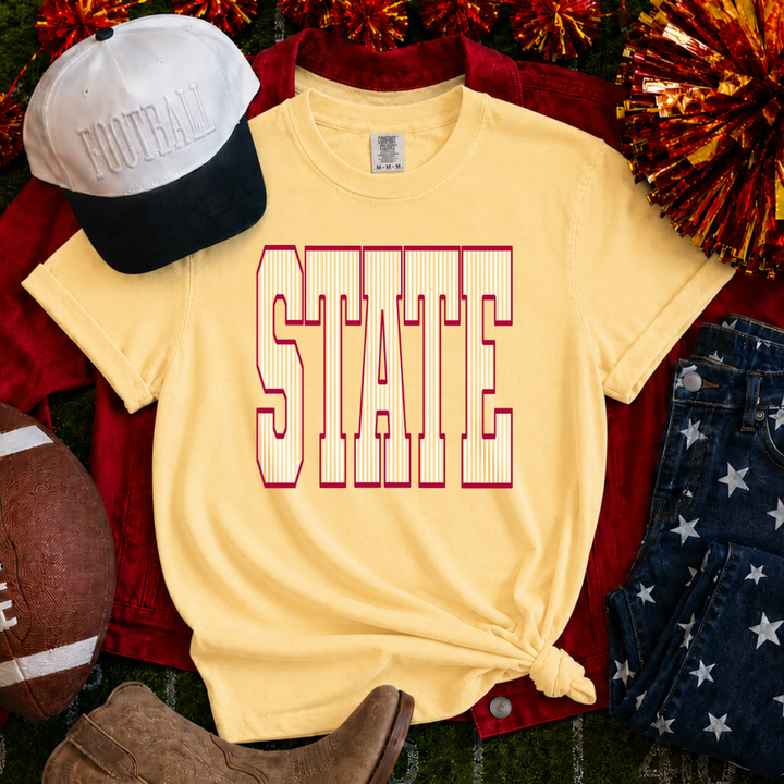 DTF TRANSFER ONLY - Red/White State