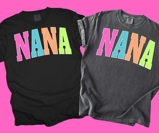 DTF TRANSFER ONLY  -NANA Varsity Letters