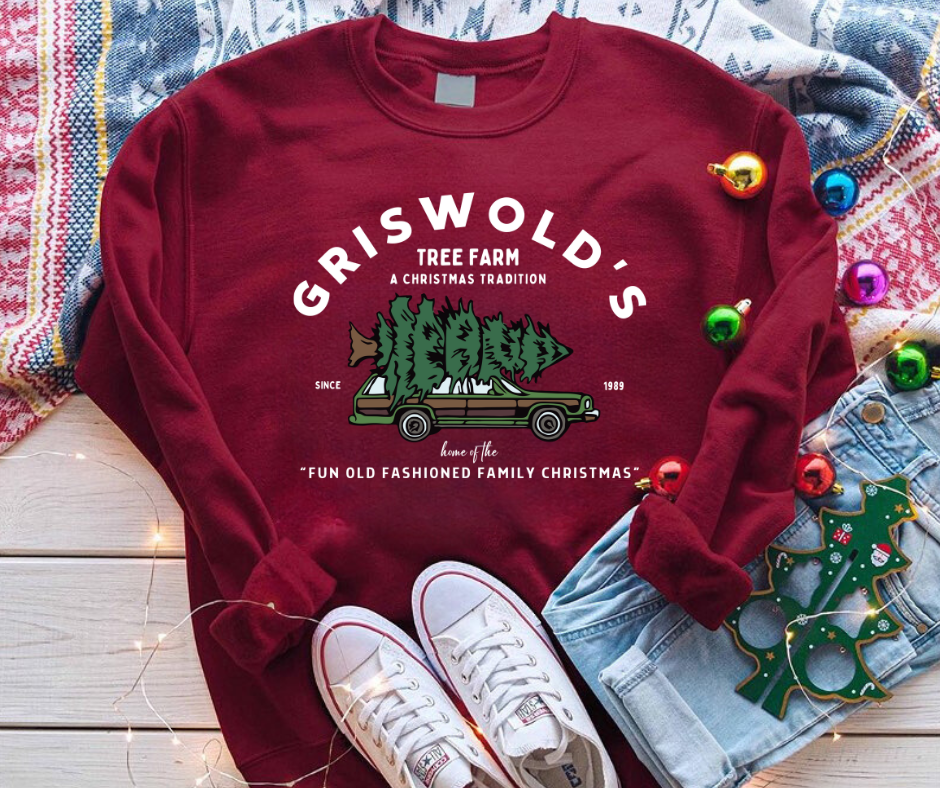DTF TRANSFER ONLY  - Griswold Tree Farm