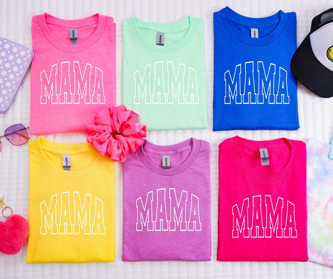 DTF TRANSFER ONLY  - MAMA PRE-MADE GANG SHEET (22x60in)