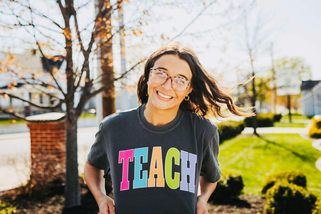 DTF TRANSFER ONLY -TEACH Varsity Letters