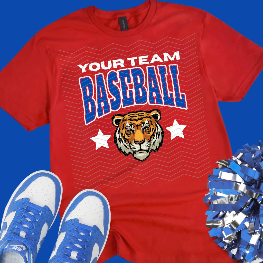 DIGITAL DOWNLOAD ONLY - BASEBALL MASCOT CANVA TEMPLATE