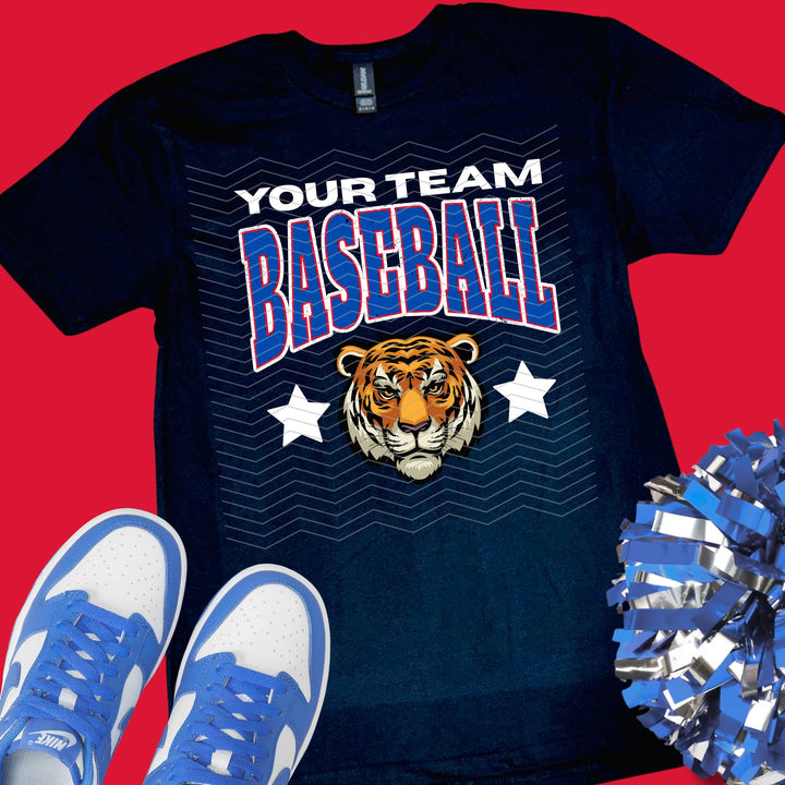 DIGITAL DOWNLOAD ONLY - BASEBALL MASCOT CANVA TEMPLATE