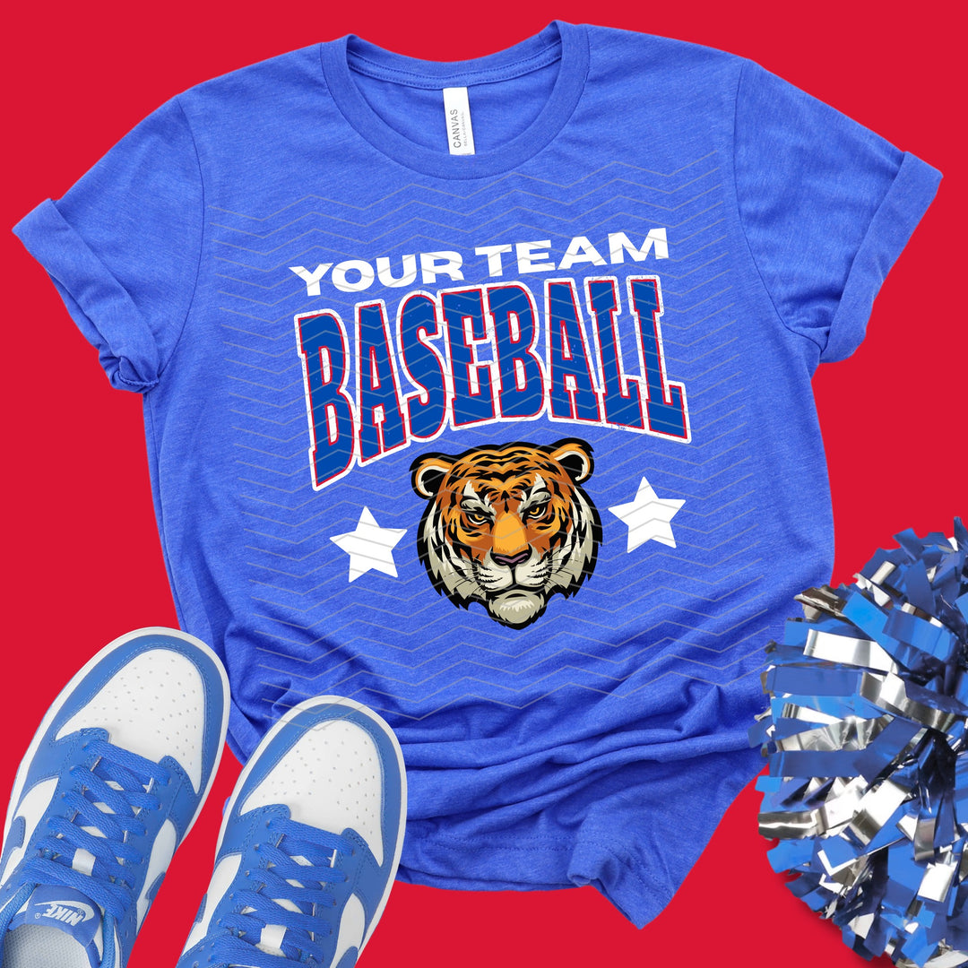 DIGITAL DOWNLOAD ONLY - BASEBALL MASCOT CANVA TEMPLATE