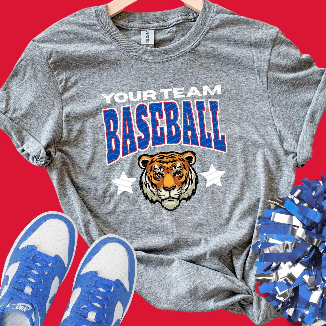 DIGITAL DOWNLOAD ONLY - BASEBALL MASCOT CANVA TEMPLATE