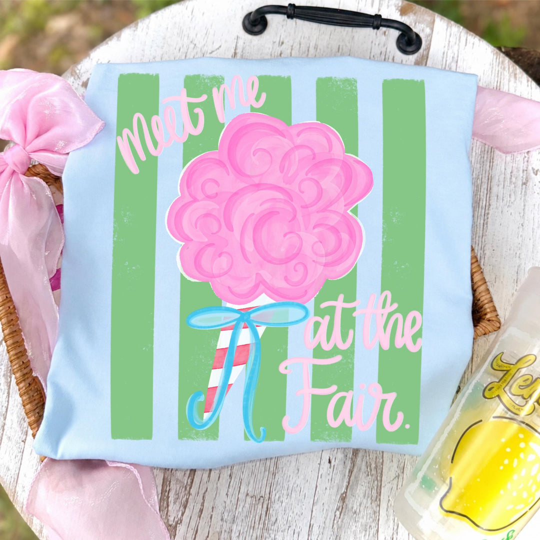 DTF TRANSFER ONLY - Cotton Candy Meet Me At the Fair