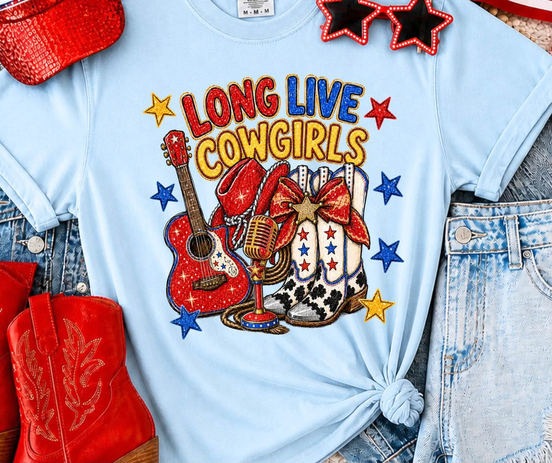 DTF TRANSFER ONLY - Long Live Cowgirls