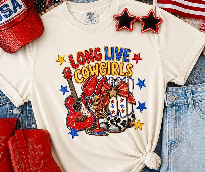 DTF TRANSFER ONLY - Long Live Cowgirls