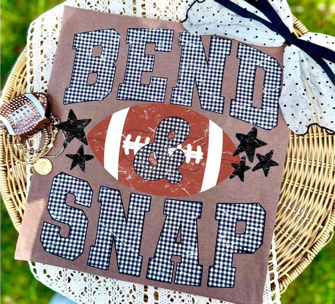 DTF TRANSFER ONLY - Bend & Snap Football