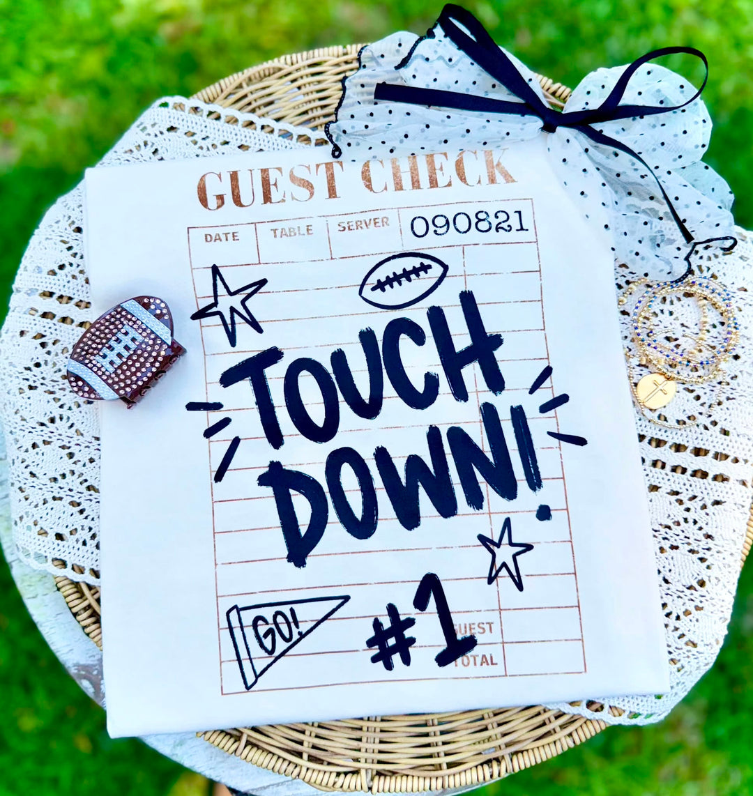 DTF TRANSFER ONLY - Football Guest Check
