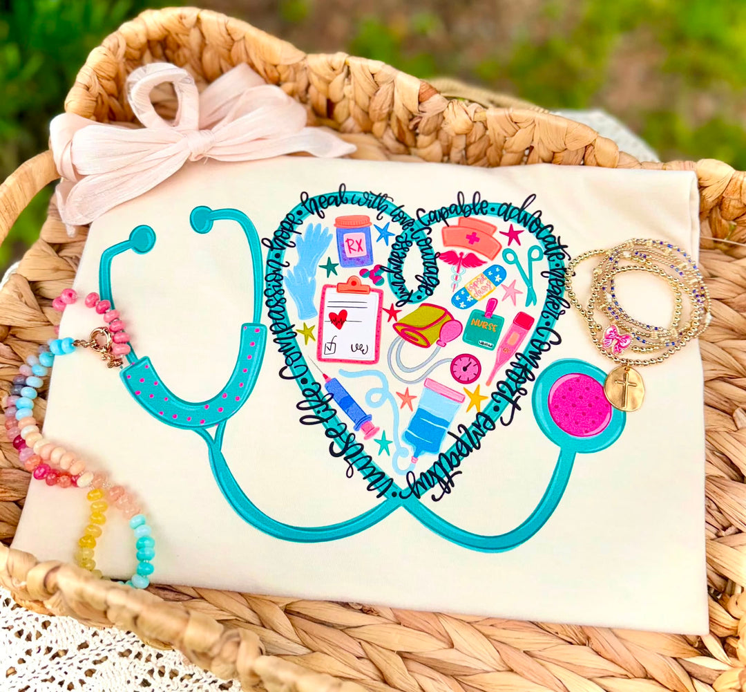 DTF TRANSFER ONLY  - Nurse Life Stethoscope