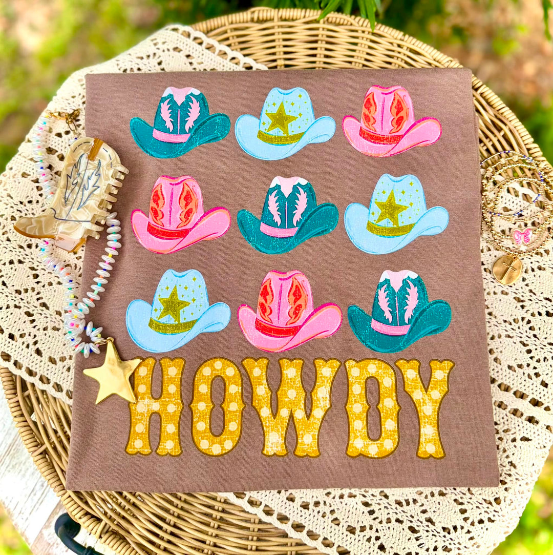 DTF TRANSFER ONLY  - Howdy Cowboy Hats