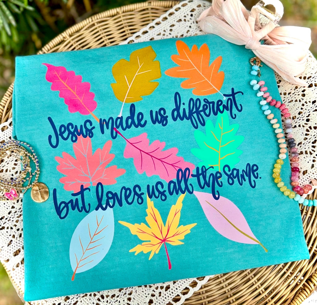 DTF TRANSFER ONLY  - Jesus Made Us Different