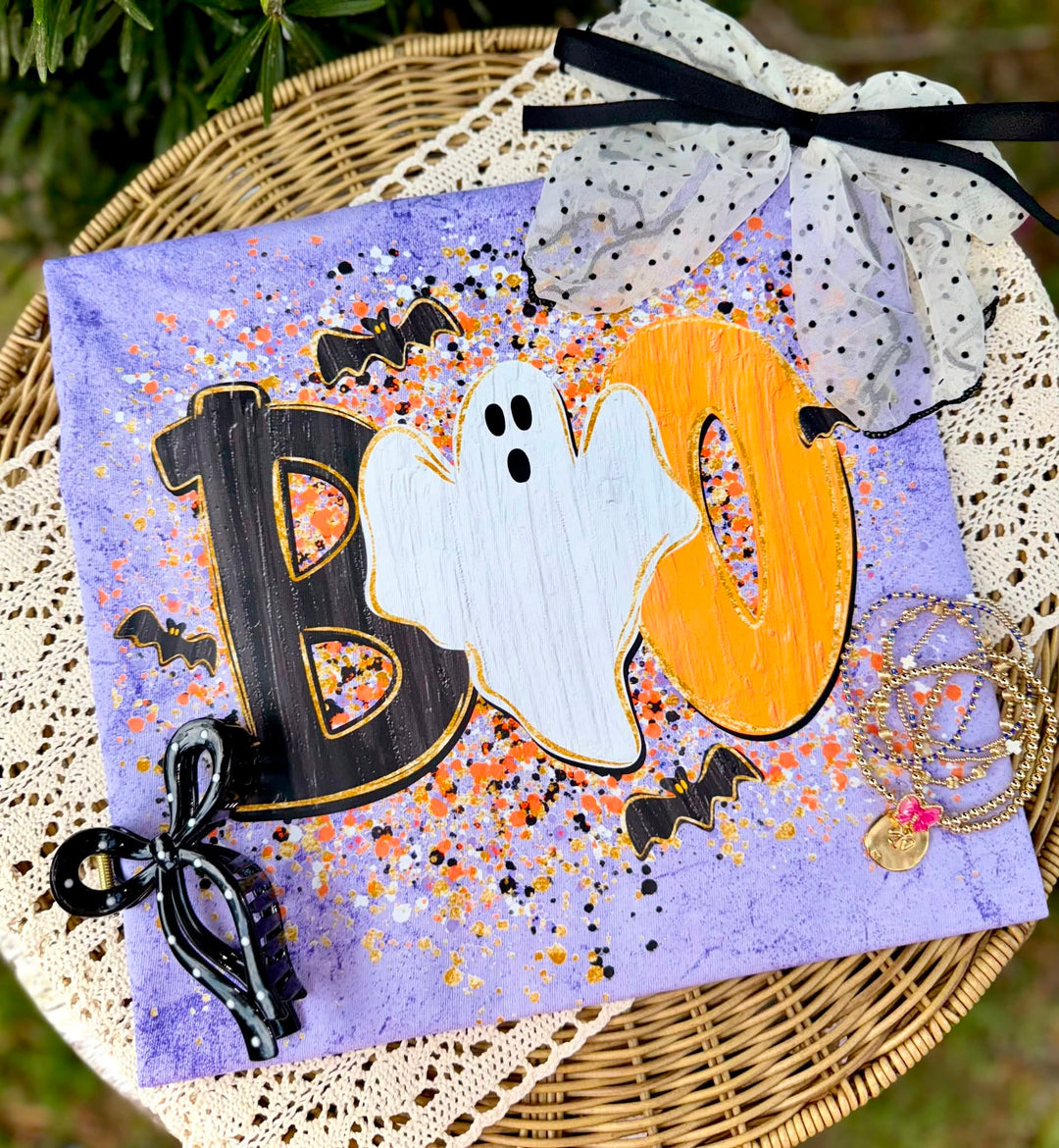 DTF TRANSFER ONLY  - Splatter Boo