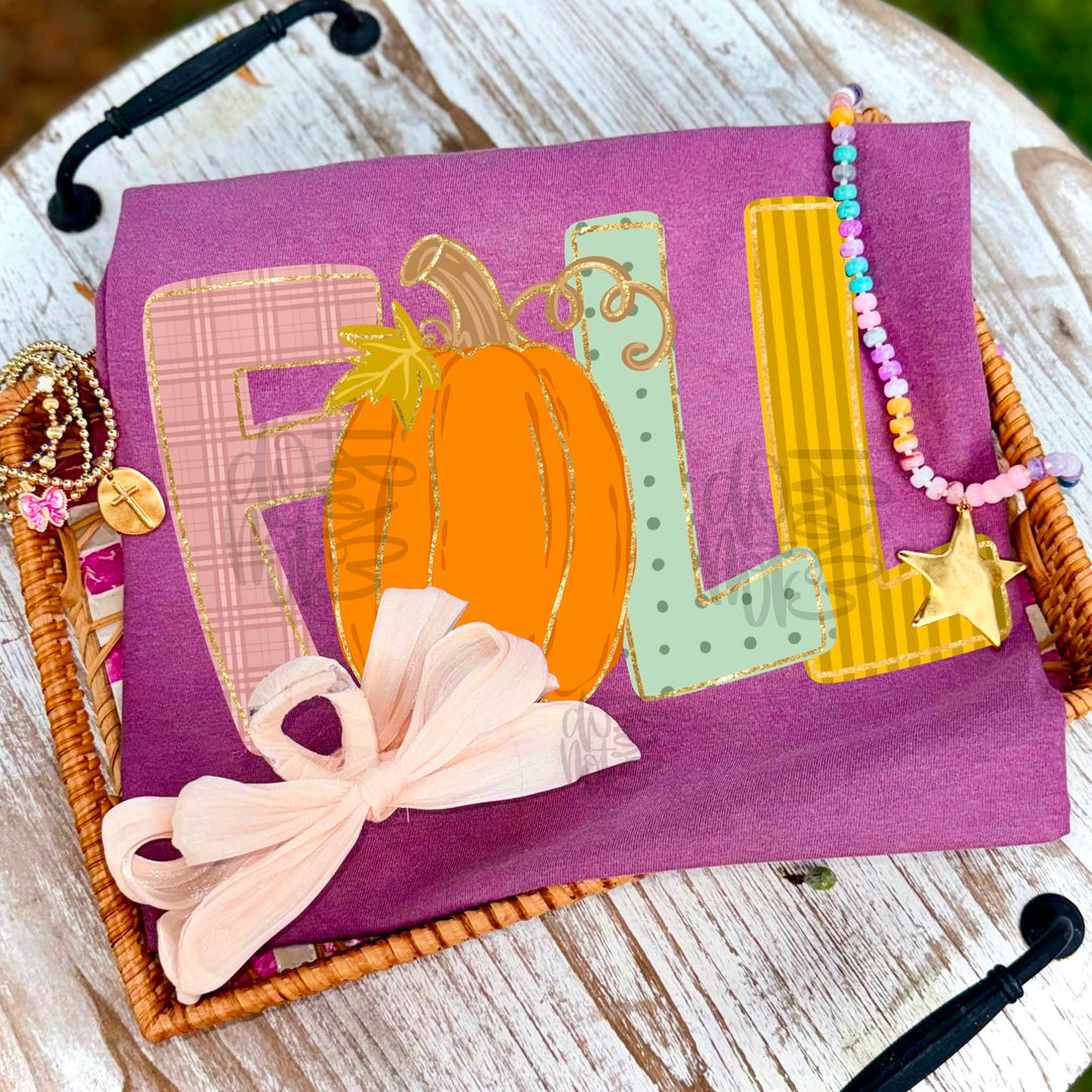 DTF TRANSFER ONLY - Pumpkin Fall