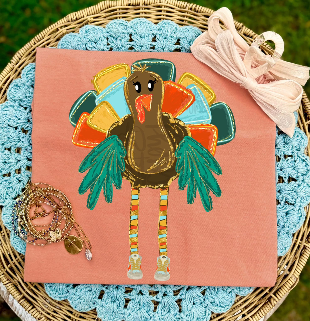 DTF TRANSFER ONLY  - Longleg Turkey