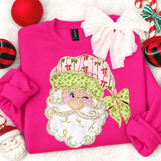 DTF TRANSFER ONLY  - Coquette Santa