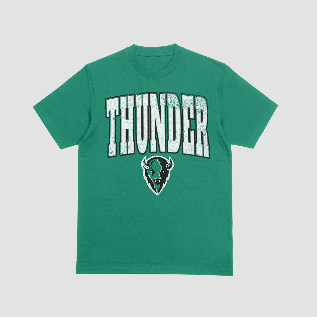 DTF TRANSFER ONLY  - White Distressed Thunder Mascot