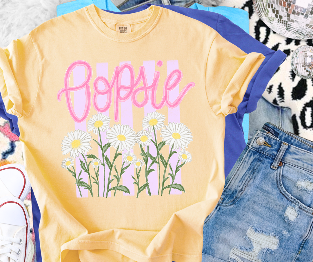 DTF TRANSFER ONLY - Oopsie Daisy Flowers