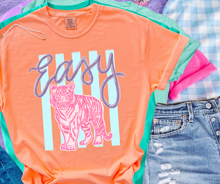 DTF TRANSFER ONLY - Striped Easy Tiger