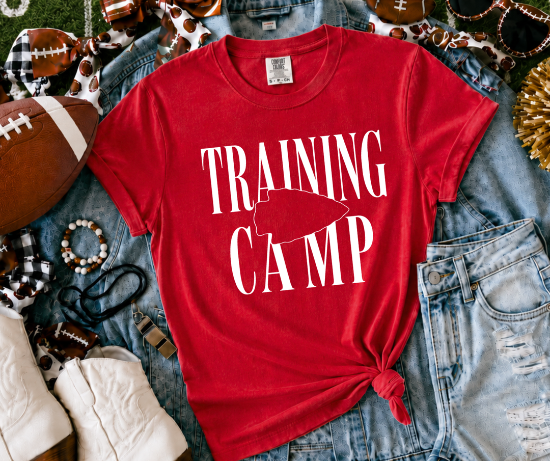 DTF TRANSFER ONLY - Basic Arrowed Training Camp WHITE