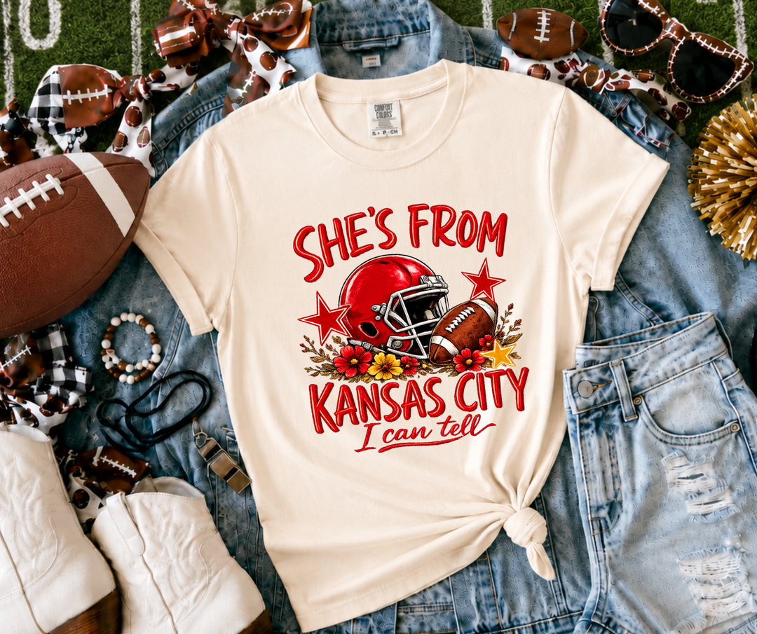 DTF TRANSFER ONLY - She's From Kansas City, I Can Tell