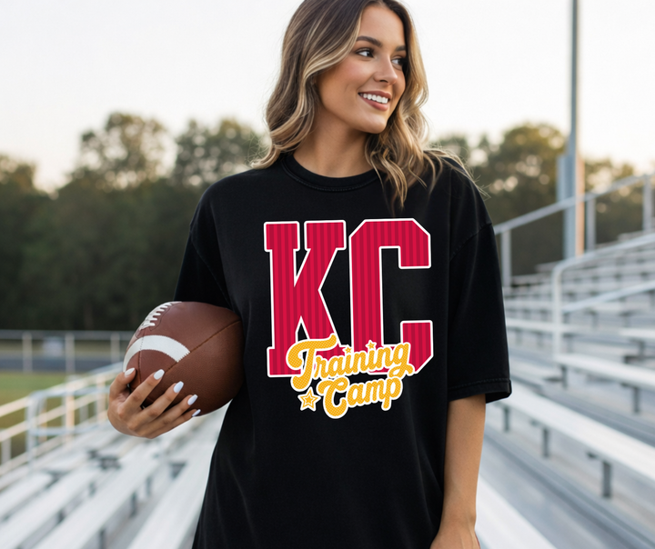 DTF TRANSFER ONLY - Stripped KC TRAINING CAMP