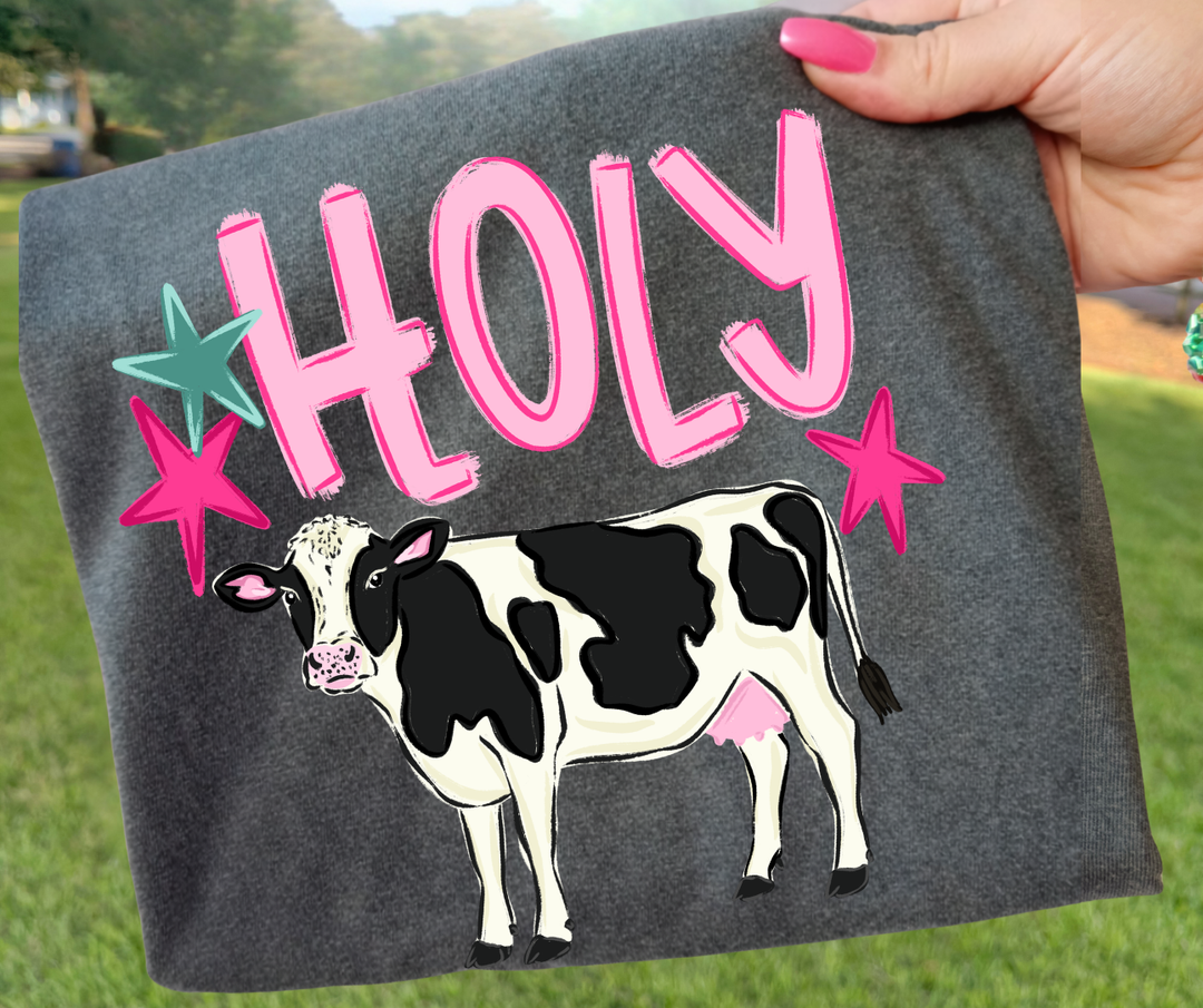 DTF TRANSFER ONLY - Holy Cow