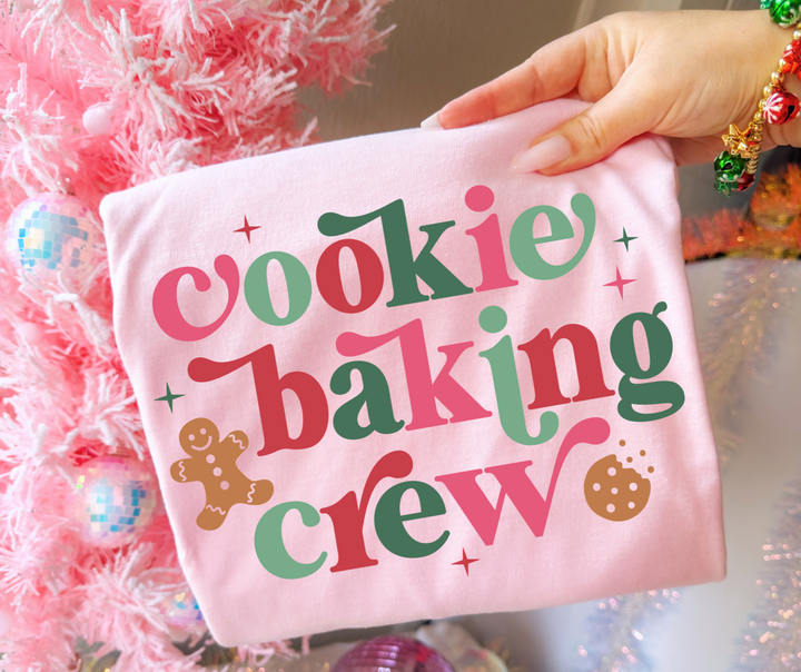 DTF TRANSFER ONLY  - COLORFUL Cookie Baking Crew
