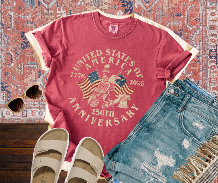 DTF TRANSFER ONLY - United States of America 250th Anniversary