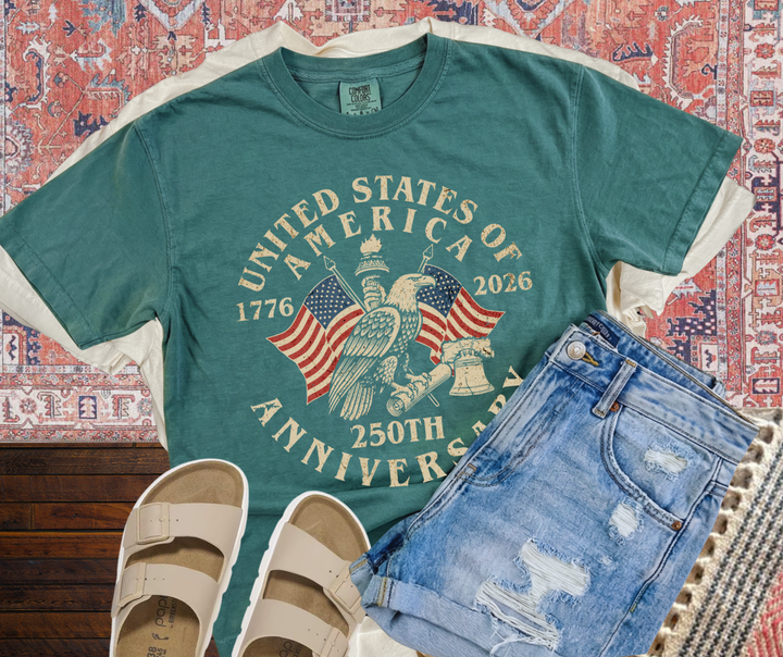DTF TRANSFER ONLY - United States of America 250th Anniversary
