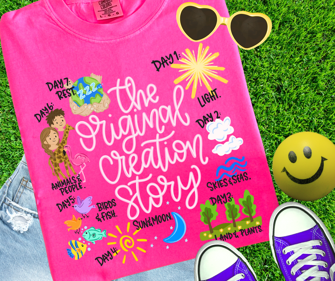 DTF TRANSFER ONLY - Pink The Original Creation Story