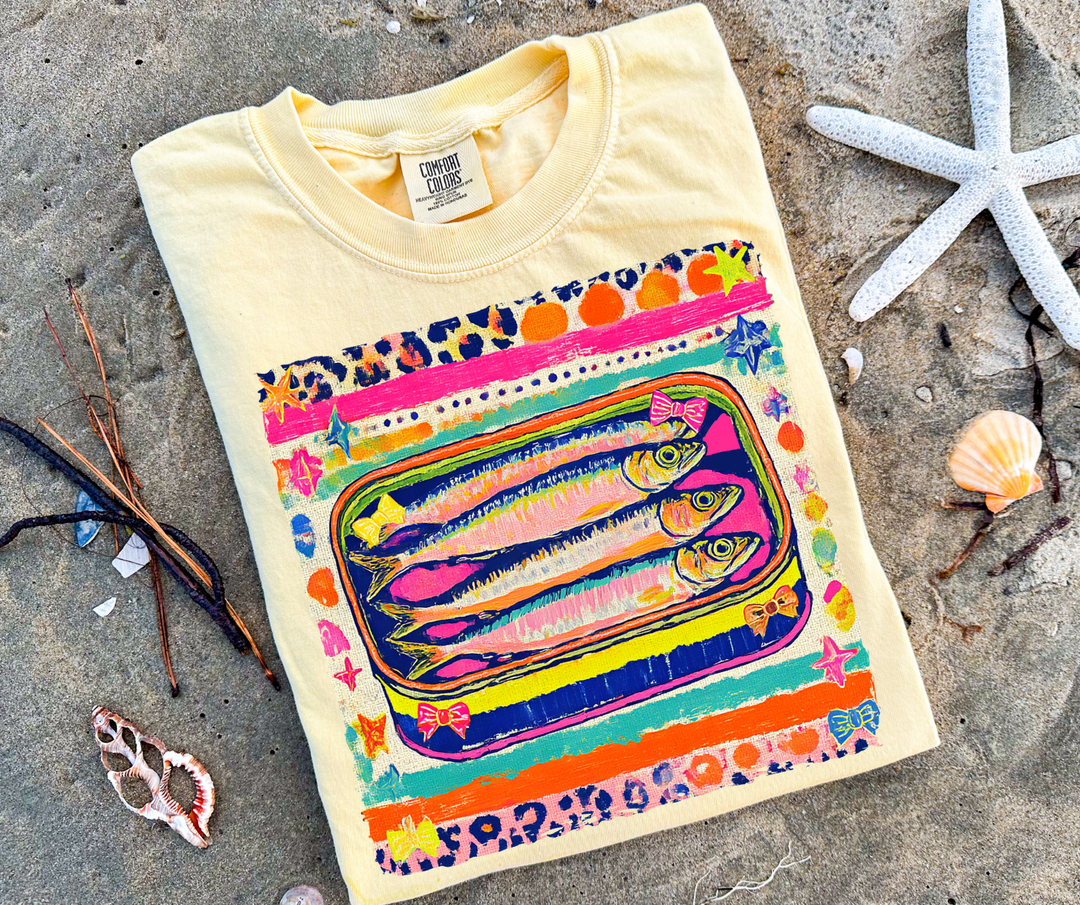 DTF TRANSFER ONLY - Abstract Sardines